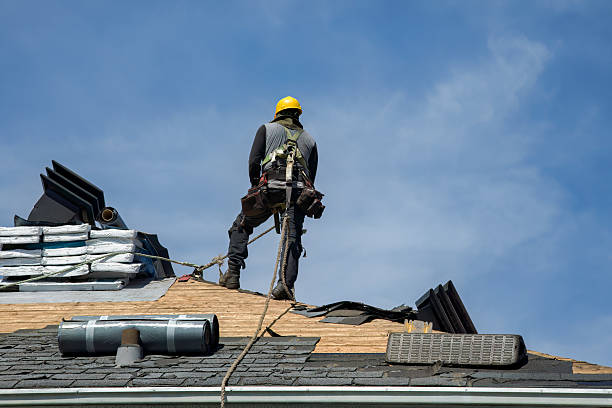 Professional Gutter Installation technician working in Elk Horn, IA